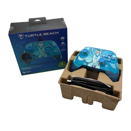 Xbox公認 TURTLE BEACH REMATCH ADVANCED コントローラー ブルーキツネ ゲーム おしゃれ Xbox Series X/S Xbox One 中古 W４