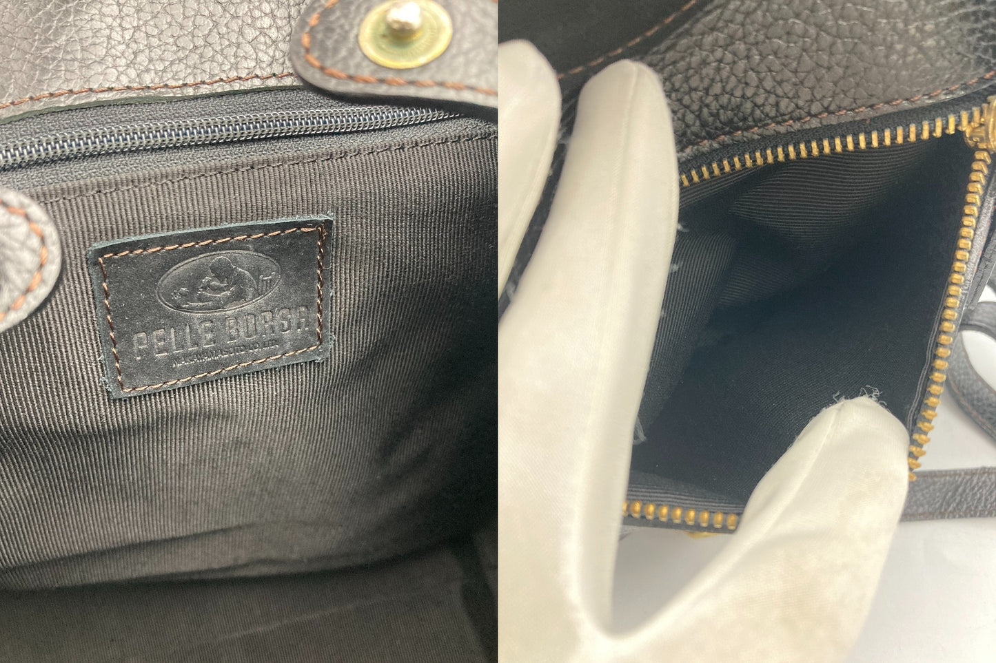 PELLE BORSA ペレボルサ レザー リュックサック 中古 D4