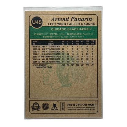 UPPER DECK NHLカード O-PEE-CHEE ARTEMI PANARIN BLACKHAWKS #U45 中古 IT2
