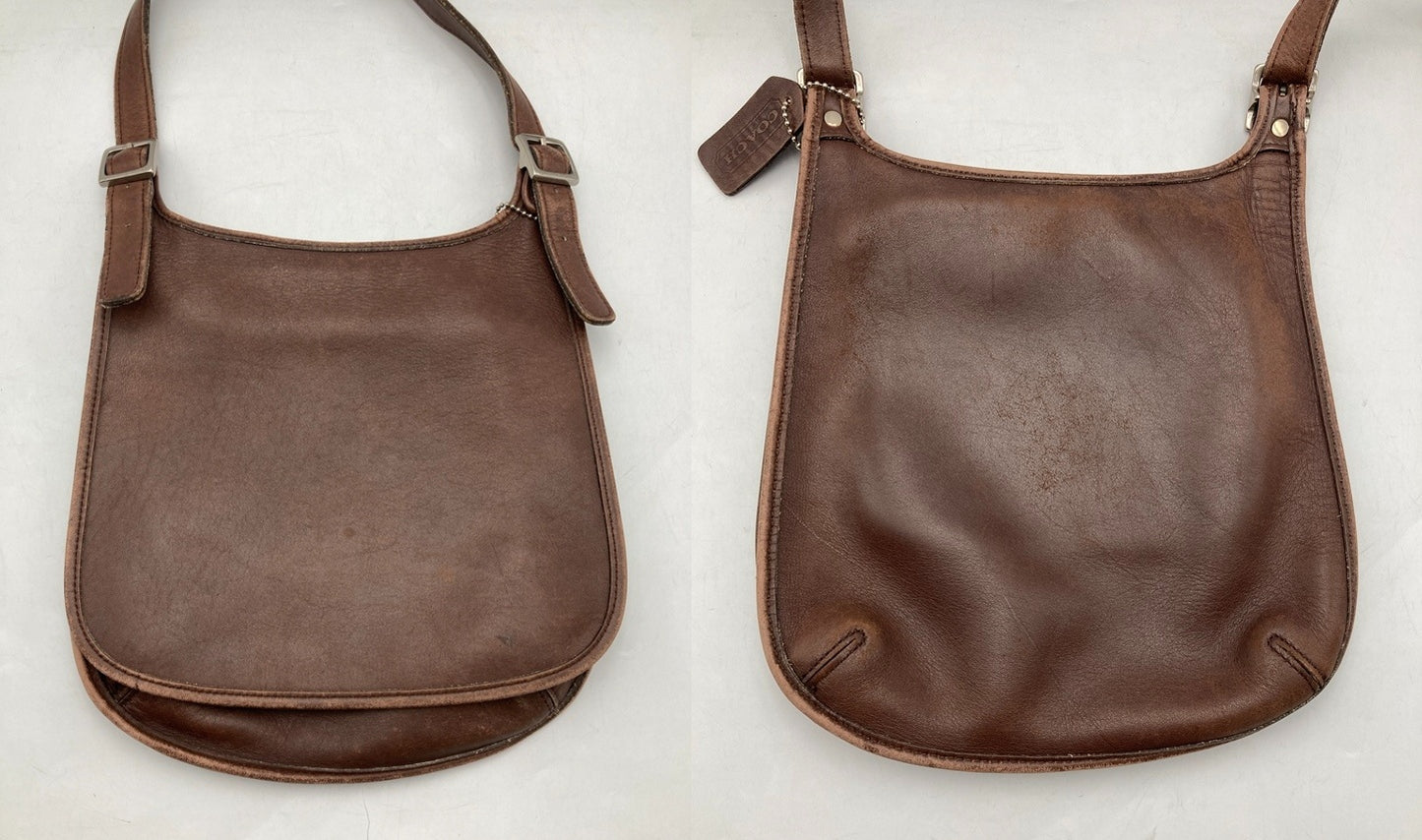 COACH コーチ オールド レザー ショルダーバッグ 9135 中古 D4