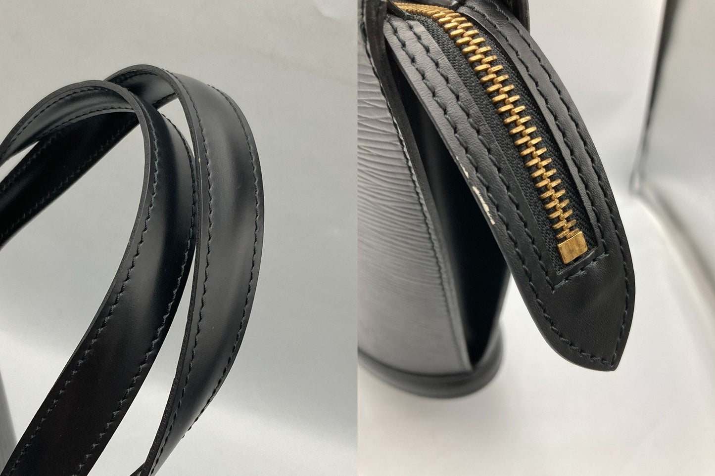 LOUIS VUITTON ルイヴィトン エピ サンジャック ハンドバッグ M52272 ノワール 中古 D4