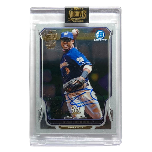 未開封品 TOPPS MLBカード BOWMAN CHROME JEAN SEGURA MILWAUKEE BREWERS /28 #120 中古 IT2