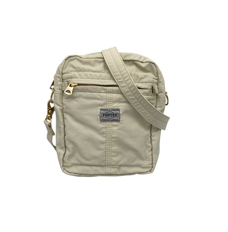PORTER ポーター マイル ショルダーバッグ 754-15116 旧ロゴ オフホワイト 中古 D4