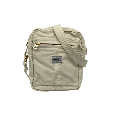 PORTER ポーター マイル ショルダーバッグ 754-15116 旧ロゴ オフホワイト 中古 D4