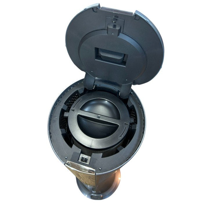 デロンギ DeLonghi 空気清浄機能付き スリムファン グレー HFX85W14C 家電製品 温風 冷風 花粉対策 中古 W４