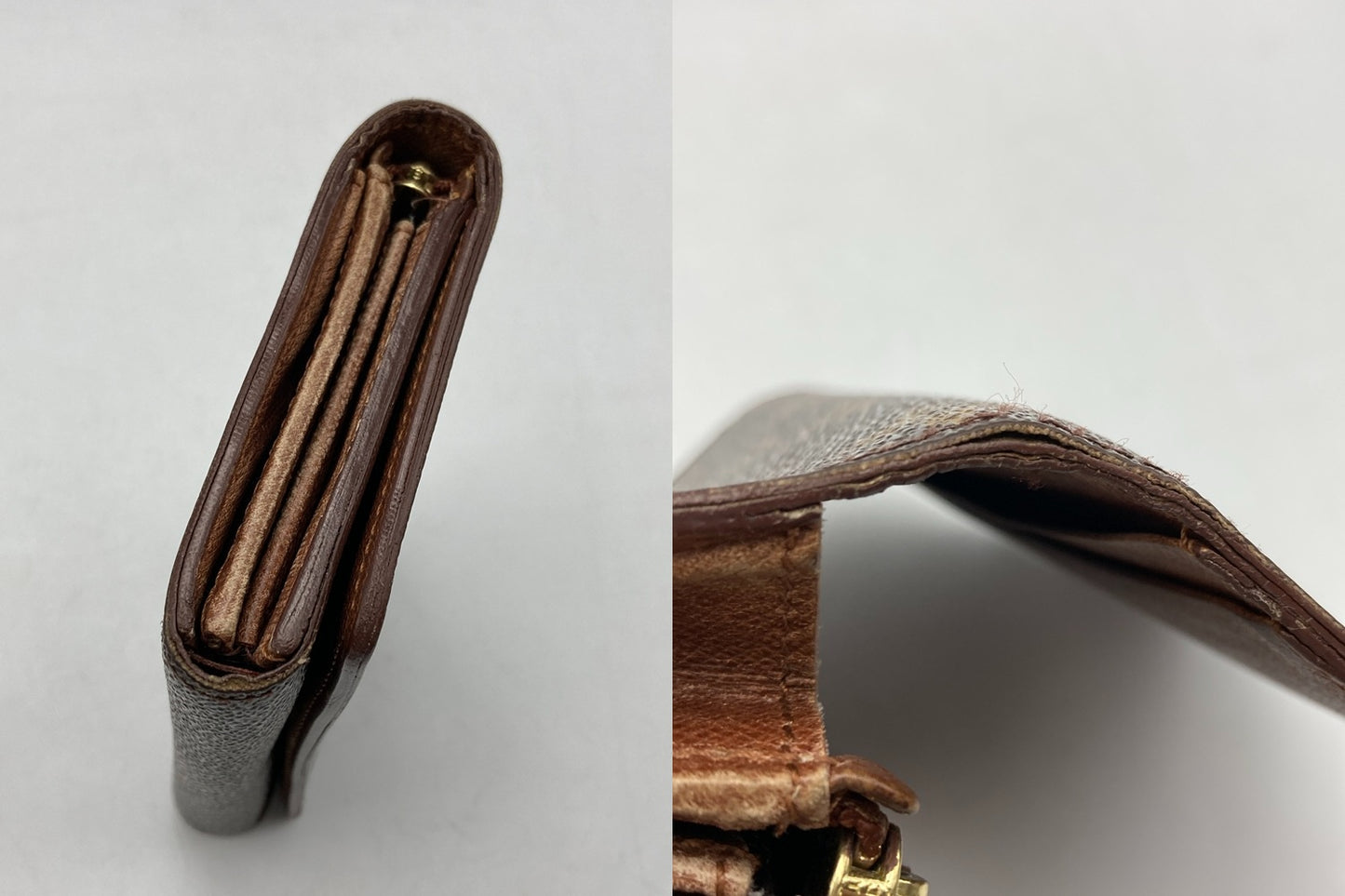 LOUIS VUITTON ルイヴィトン モノグラム ポルトモネ ビエ トレゾール M61730 中古 D4