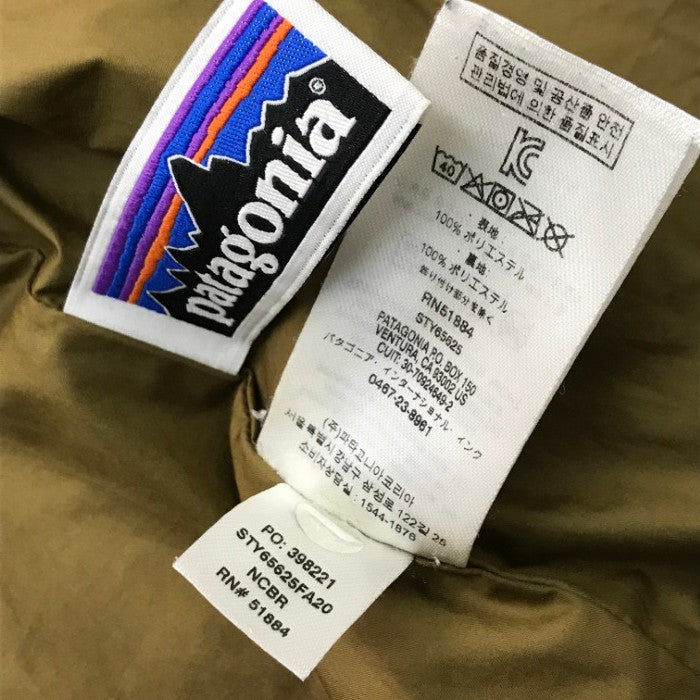 Patagonia パタゴニア キッズ レトロX ジャケット キッズ/レディース 秋冬 フリース パイル カーディガン ベージュ/カーキ XXL(16-18) 65625 中古 T1