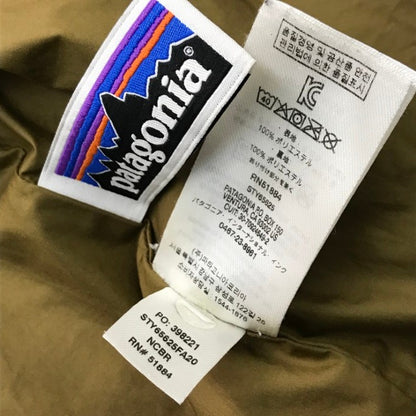 Patagonia パタゴニア キッズ レトロX ジャケット キッズ/レディース 秋冬 フリース パイル カーディガン ベージュ/カーキ XXL(16-18) 65625 中古 T1