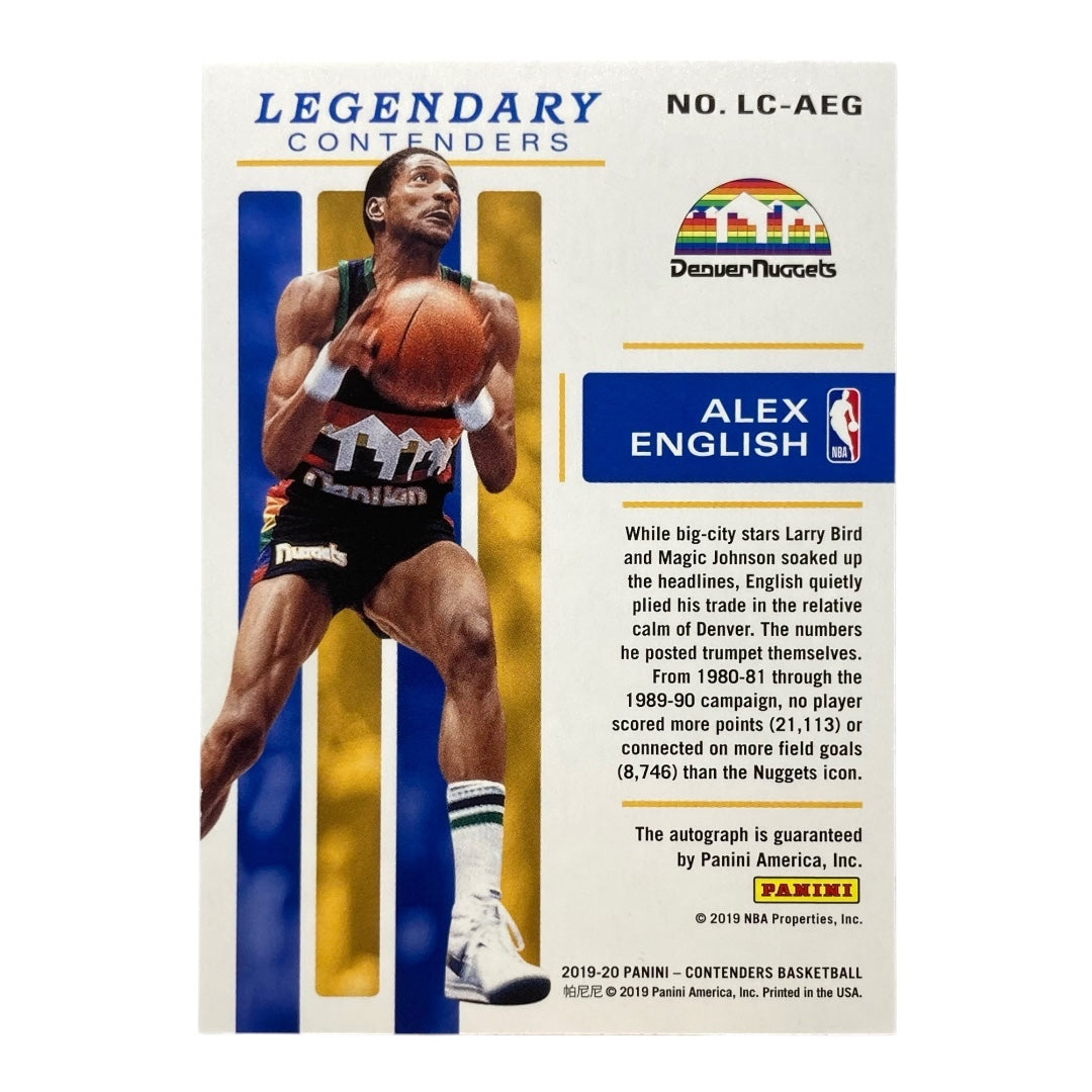 PANINI NBAカード CONTENDERS ALEX ENGLISH DENVER NUGGETS /199 #LC-AEG 中古 IT2