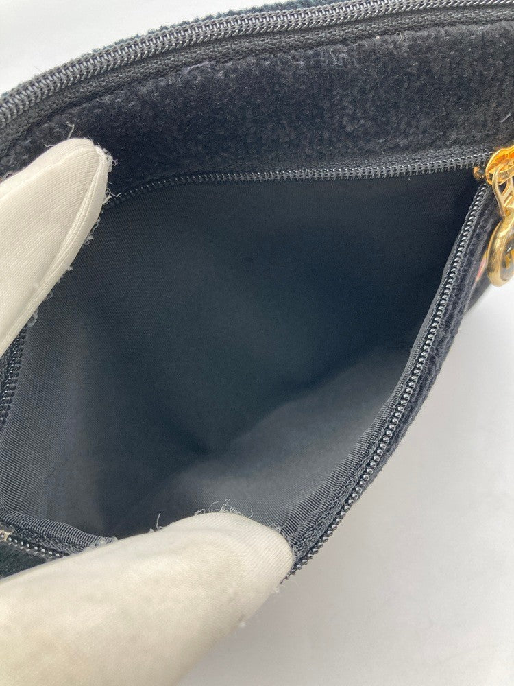 FEILER フェイラー シュニール織 花柄 ポーチ 中古 D4