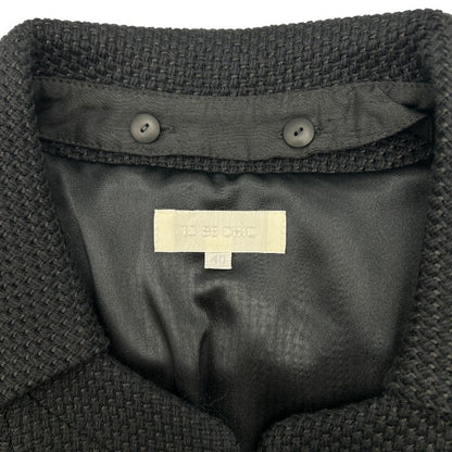 TO BE CHIC トゥービーシック ジャケット 40 レディース アウター 秋 冬 フォーマル ブラック 中古 W４