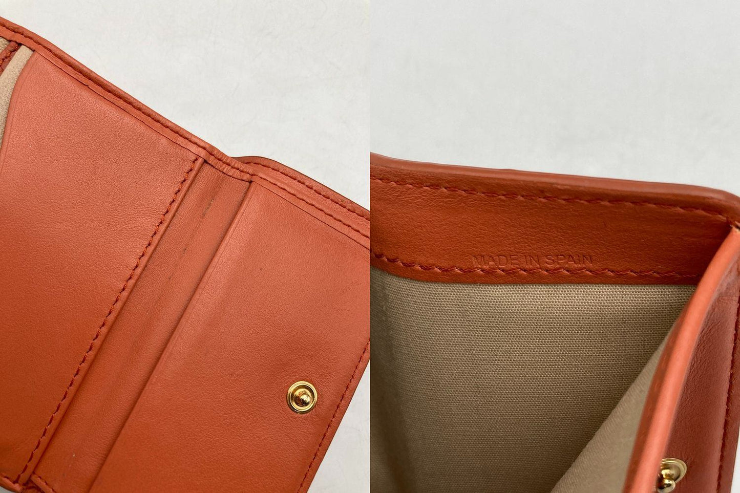 Chloe クロエ ABY アビー Wホック 3つ折り財布 中古 D4
