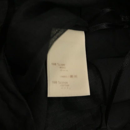 LOUIS VUITTON ルイヴィトン スカート レディース 秋冬 プリーツ ウール 膝丈 グレー XS 34サイズ 中古 MK1