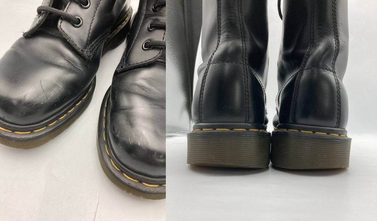 Dr.Martens ドクターマーチン 10ホール ブーツ 1490 サイズUK6 メンズ レディース 中古 D4