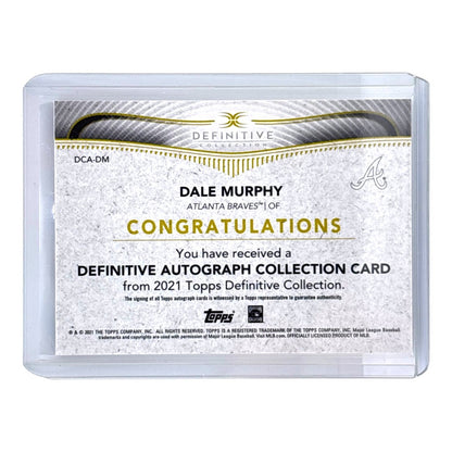 TOPPS MLBカード DEFINITIVE COLLECTION DALE MURPHY ATLANTA BRAVES /50 #DCA-DM 中古 IT1