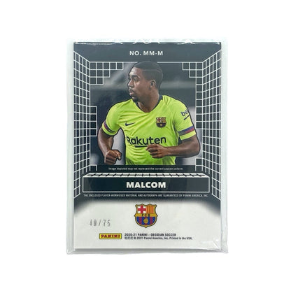 PANINI サッカーカード OBSIDIAN MALCOM BARCELONA 40/75 #MM-M 中古 IT1