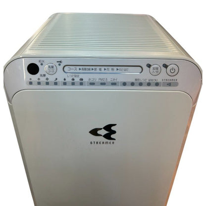 ダイキン PM2.5対応 加湿空気清浄機 空清25畳まで/加湿14畳まで DAIKIN 加湿ストリーマ空気清浄機 MCK55S-W 家電 リモコン付 ホコリ ニオイ 花粉 中古 W４