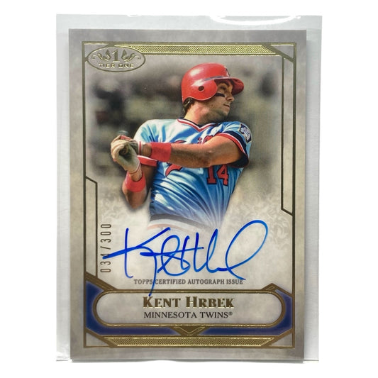 TOPPS MLBカード TIER ONE KENT HRBEK TWINS 034/300 #T1TA-KHR 中古 IT2