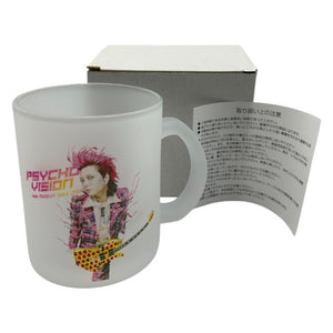 未使用品 PSYCHOVISION hide MUSEUM since 2000 フロストマグ ヒデ 食器 アーティストグッズ コップ 中古 W４