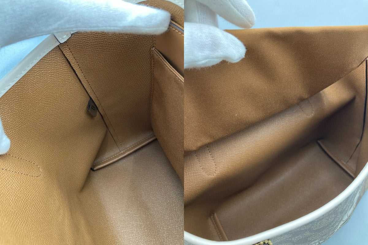 COACH コーチ シグネチャー ミニ シティ トート ホース アンド スレイ CM183 中古 D4