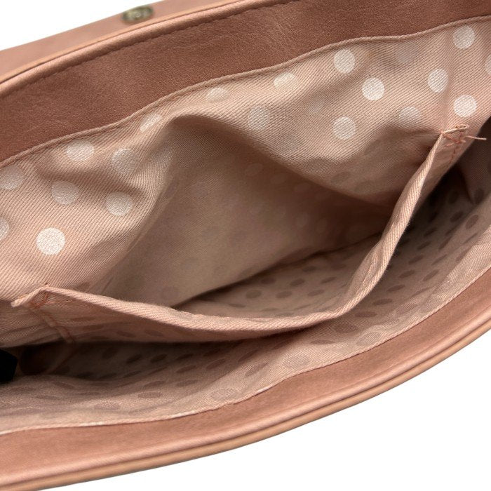 ラウンジフライ Loungefly ディズニー Disney ミニーマウス ショルダー バッグ 鞄 ピンク リボン 希少 かわいい 斜め掛け 肩掛け 中古 W４