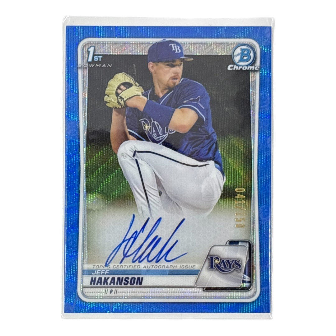 TOPPS MLBカード BOWMAN CHROME 1ST JEFF HAKANSON TAMPA BAY RAYS /150 #CDA-JH 中古 IT1