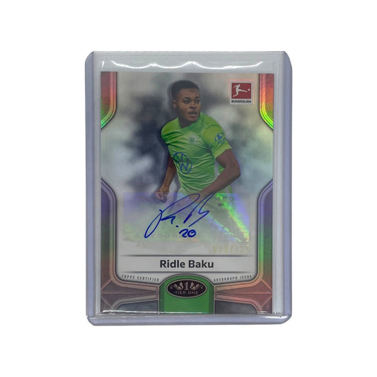 TOPPS サッカーカード TIER ONE RIDLE BAKU WOLFSBURG 015/125 #BO-RB 中古 IT1