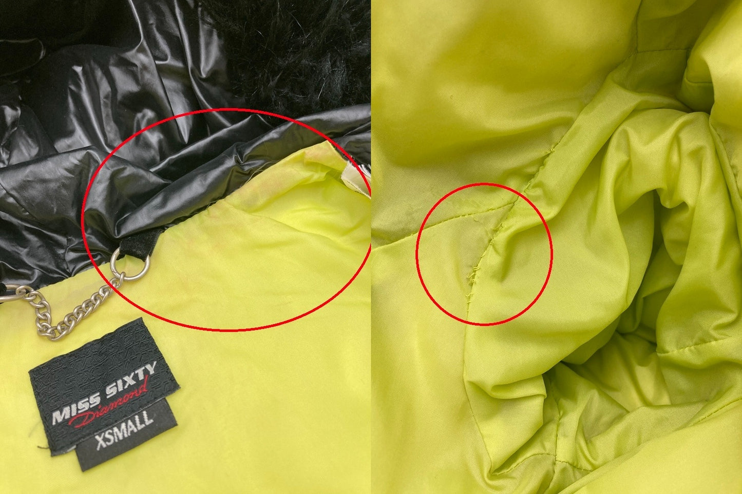 Miss Sixty ミスシックスティ ダウンジャケット レディース サイズXS 中古 D4