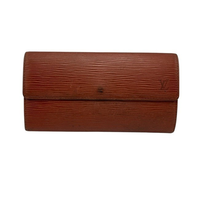 LOUIS VUITTON ルイヴィトン エピ ポシェットポルトモネクレディ M63573 ケニアブラウン 中古 D4