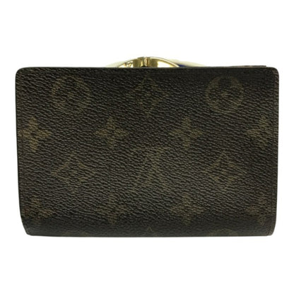 LOUIS VUITTON ルイヴィトン モノグラム ポルトモネヴィエノワ 財布 レディース 二つ折り 小銭入れあり がま口 ブラウン M61663 中古 T1