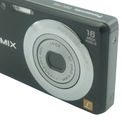 Panasonic パナソニック LUMIX 光学ズーム4倍 1610万画素 デジタルカメラ DMC-FH5-K 中古 H4