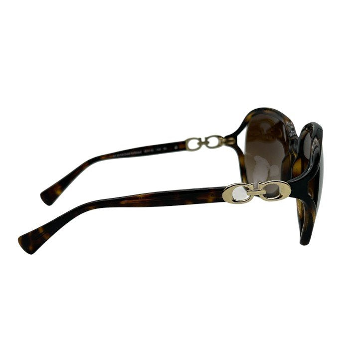 COACH コーチ サングラス レディース べっこう柄 ブラウン HC8145 L948 512013 ブランド 服飾 小物 カラーレンズ 中古 W1