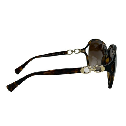 COACH コーチ サングラス レディース べっこう柄 ブラウン HC8145 L948 512013 ブランド 服飾 小物 カラーレンズ 中古 W1