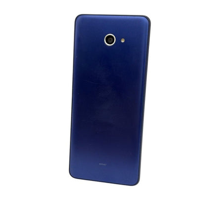 京セラ kyocera au BASIO4 スマートフォン KYV47 ロイヤルブルー 本体 スマホ シニア 初心者 android 中古 W４