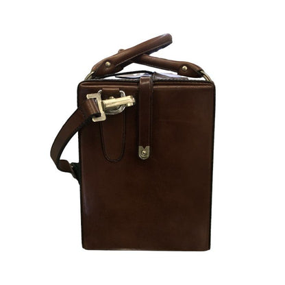 masumi マスミ カメラバッグ レザー 本革 ヴィンテージ ハード ショルダー ブラウン 中古 T1