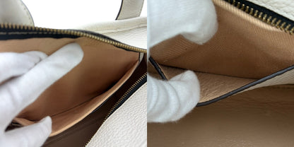 MARC JACOBS THE TOTE ミニ 2WAY バッグ ホワイト マークジェイコブス トートバッグ ショルダー ブランド レディース 中古 W４