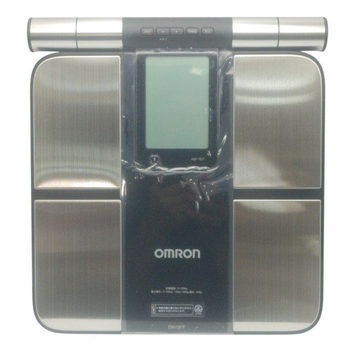 【未使用品】 OMRON オムロン Bluetooth対応 体重体組成計 カラダスキャン HBF-702T 中古 H4