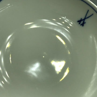 Meissen マイセン ホワイトマイセン コーヒーカップ＆ソーサー 1客 双剣マーク VIP シンプル ワンポイント C/S 825009/23582 中古 T1