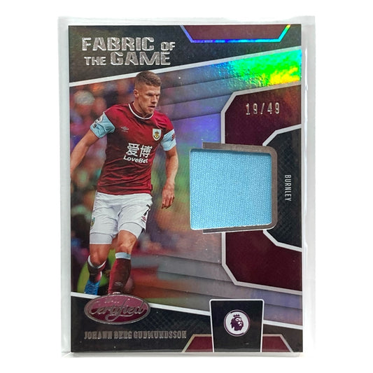 PANINI サッカーカード CHRONICLES CERTIFIED JOHANN BERG GUDMUNDSSON BURNLEY 19/49 #FG-JBG 中古 IT2