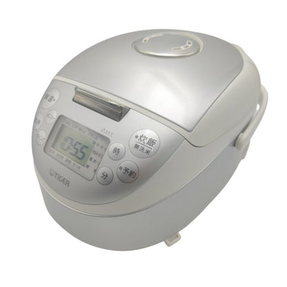 TIGER タイガー 3合 IHジャー炊飯器 3合 炊きたて JPF-G055 WL 中古 H4