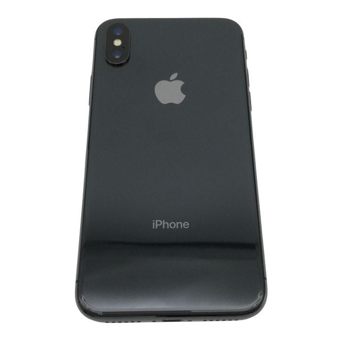 Apple iPhone X 256GB スマートフォン 4G SIMロック解除済み ワイヤレス充電 スペースグレイ MQC12J/A 中古 T1
