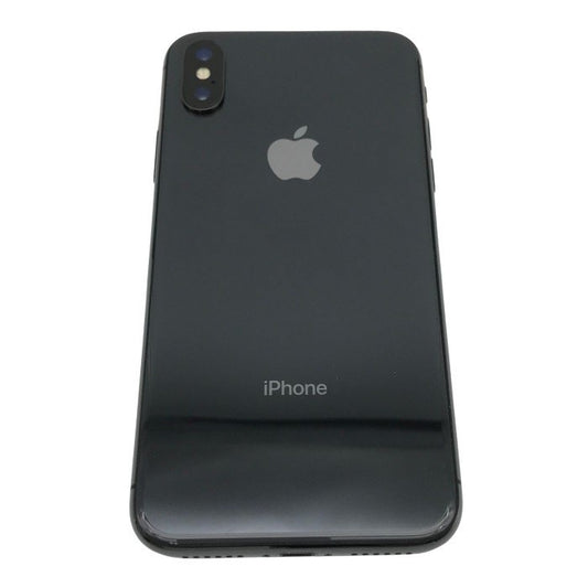 Apple iPhone X 256GB スマートフォン 4G SIMロック解除済み ワイヤレス充電 スペースグレイ MQC12J/A 中古 T1