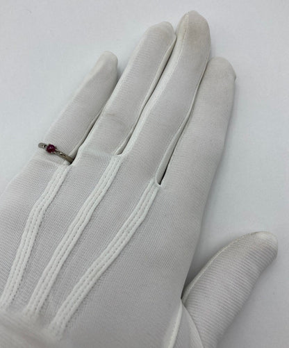 ジュエリーマキ PWG9 パラホワイトゴールド リング 5号 中古 D4