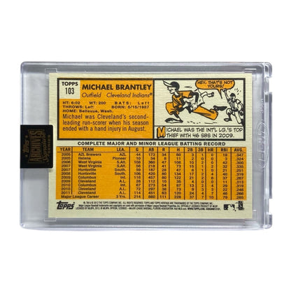 未開封品 TOPPS MLBカード HERITAGE MICHAEL BRANTLEY CLEVELAND INDIANS /29 #103 中古 IT2