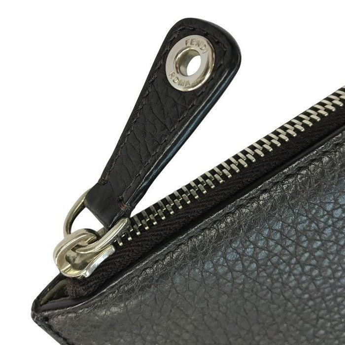 FENDI フェンディ クラッチバッグ レディース レザー 鍵 キー セカンドバッグ ブラック 7N0078 中古 1