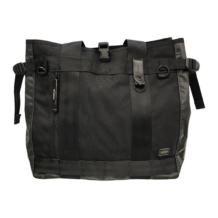 PORTER ポーター HEAT トートバッグ メンズ ヒート ナイロン A4収納 大容量 通勤 ブラック 703-06971 中古 T1
