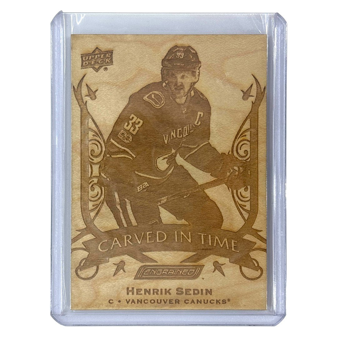 UPPER DECK NHLカード ENGRAINED CARVED IN TIME HENRIK SEDIN VANCOUVER CANUCKS #CT-3 中古 IT1