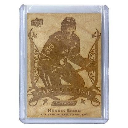 UPPER DECK NHLカード ENGRAINED CARVED IN TIME HENRIK SEDIN VANCOUVER CANUCKS #CT-3 中古 IT1