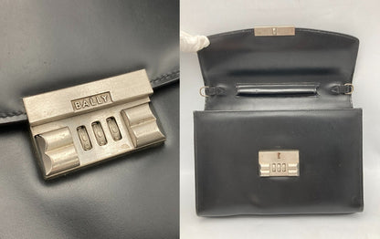 BALLY バリー レザー ダイアルロック セカンドバッグ 中古 D4