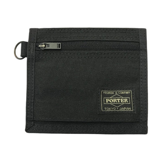 PORTER ポーター ハイブリッド ウォレット 財布 ユニセックス HYBRID WALLET 二つ折り ナイロン コインケース 小銭入れ ブラック 737-17828 中古 T1